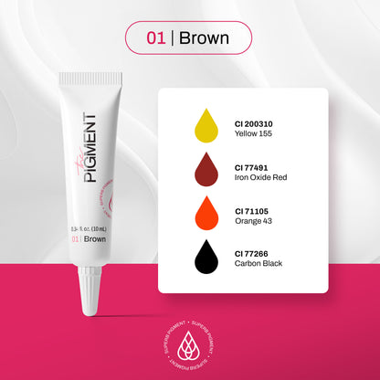 The Pigment - Microblading Brown 1 - 10ml