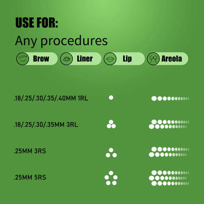 POPU - Omni V2 Cartridge 3- Round Liner Medium Taper 0.20mm - 16pcs Regular price